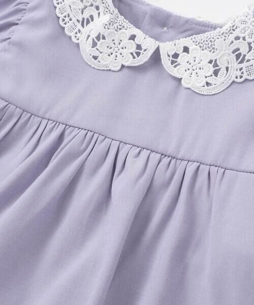 Tartine et Chocolat / タルティーヌ エ ショコラ ベビー・キッズウエア | 【お揃い】襟レースシャンブレーワンピース＋ブルマ 2点セットベビー(70~90cm) | 詳細9