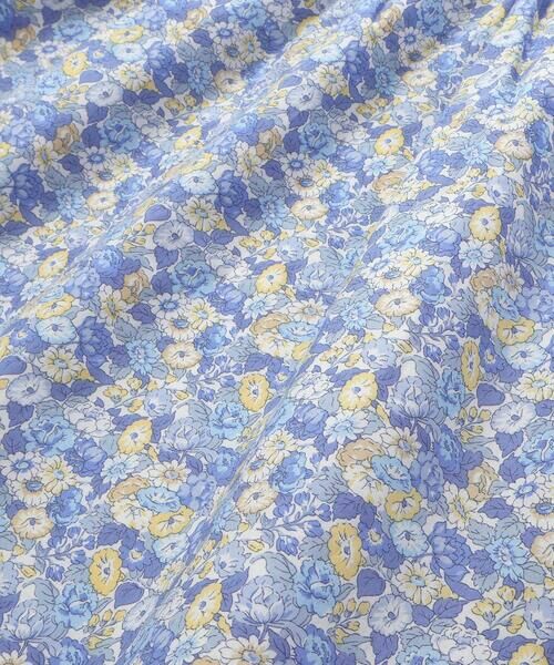 Tartine et Chocolat / タルティーヌ エ ショコラ ミニ丈・ひざ丈ワンピース | 【日本製】【お揃い】リバティ(leontyne dream)プリントタナローン フライス切り替えワンピース(90~140cm) | 詳細7