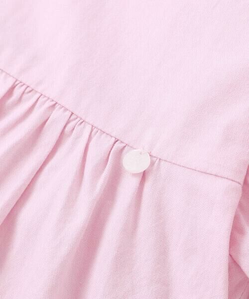 Tartine et Chocolat / タルティーヌ エ ショコラ ミニ丈・ひざ丈ワンピース | 【お揃い】襟レースシャンブレーワンピース(90~140cm) | 詳細8