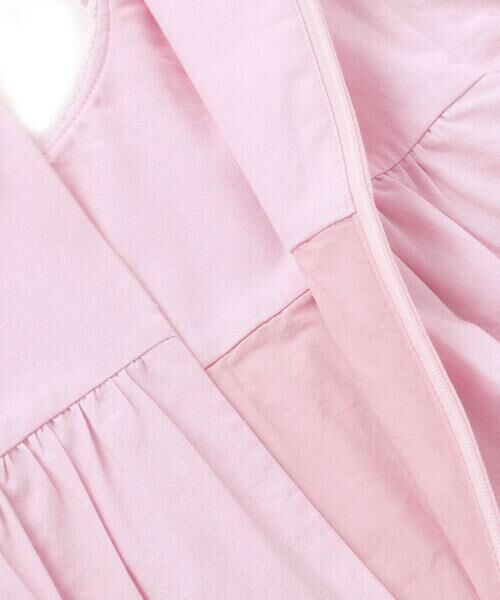 Tartine et Chocolat / タルティーヌ エ ショコラ ミニ丈・ひざ丈ワンピース | 【お揃い】襟レースシャンブレーワンピース(90~140cm) | 詳細11