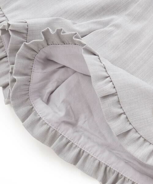 Tartine et Chocolat / タルティーヌ エ ショコラ ショート・ハーフ・半端丈パンツ | 【日本製】ダブルスラブシャンブレーフリルショートパンツ(90~140cm) | 詳細15