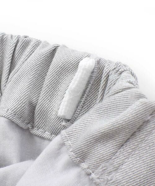 Tartine et Chocolat / タルティーヌ エ ショコラ ショート・ハーフ・半端丈パンツ | 【日本製】ダブルスラブシャンブレーフリルショートパンツ(90~140cm) | 詳細16