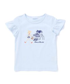 Tartine et Chocolat / タルティーヌ エ ショコラ Tシャツ | ベア天竺ネズミプリントTシャツ(90~140cm)