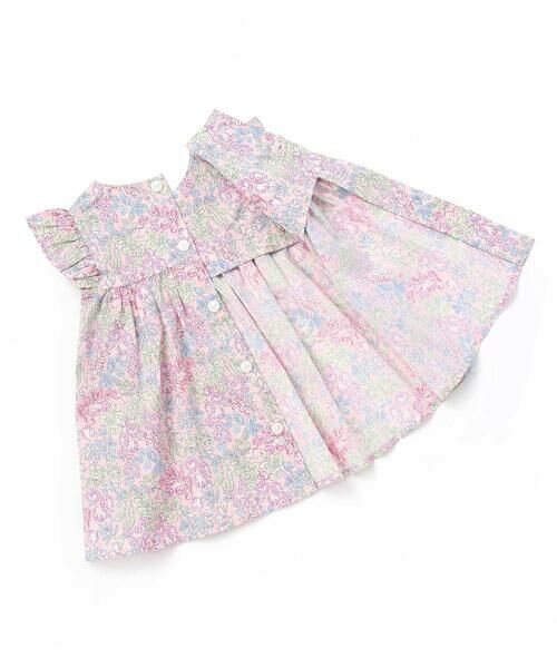 Tartine et Chocolat / タルティーヌ エ ショコラ ベビー・キッズウエア | 【日本製】【お揃い】リバティ(SweetPeaLeaf)プリントタナローンワンピース＋ブルマセットベビー(70~90cm) | 詳細11