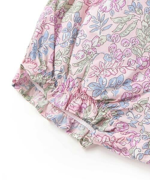 Tartine et Chocolat / タルティーヌ エ ショコラ ベビー・キッズウエア | 【日本製】【お揃い】リバティ(SweetPeaLeaf)プリントタナローンワンピース＋ブルマセットベビー(70~90cm) | 詳細13