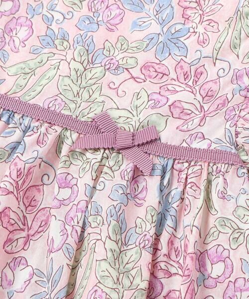 Tartine et Chocolat / タルティーヌ エ ショコラ ベビー・キッズウエア | 【日本製】【お揃い】リバティ(SweetPeaLeaf)プリントタナローンワンピース＋ブルマセットベビー(70~90cm) | 詳細6
