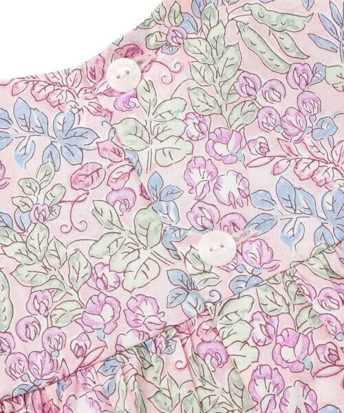 Tartine et Chocolat / タルティーヌ エ ショコラ ベビー・キッズウエア | 【日本製】【お揃い】リバティ(SweetPeaLeaf)プリントタナローンワンピース＋ブルマセットベビー(70~90cm) | 詳細8