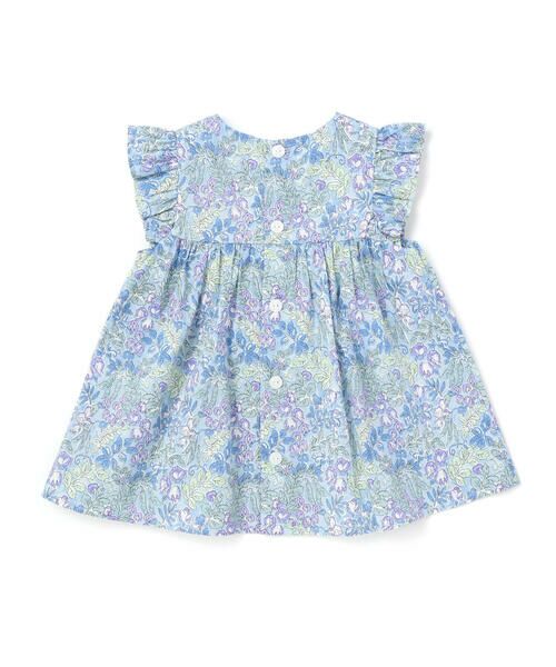 Tartine et Chocolat / タルティーヌ エ ショコラ ベビー・キッズウエア | 【日本製】【お揃い】リバティ(SweetPeaLeaf)プリントタナローンワンピース＋ブルマセットベビー(70~90cm) | 詳細19