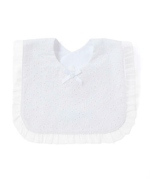 Tartine et Chocolat / タルティーヌ エ ショコラ スタイ・ビブ | スクエア型ワンポイントリボンチュールデザインスタイ | 詳細1