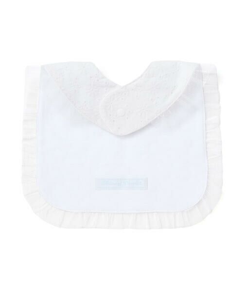 Tartine et Chocolat / タルティーヌ エ ショコラ スタイ・ビブ | スクエア型ワンポイントリボンチュールデザインスタイ | 詳細2