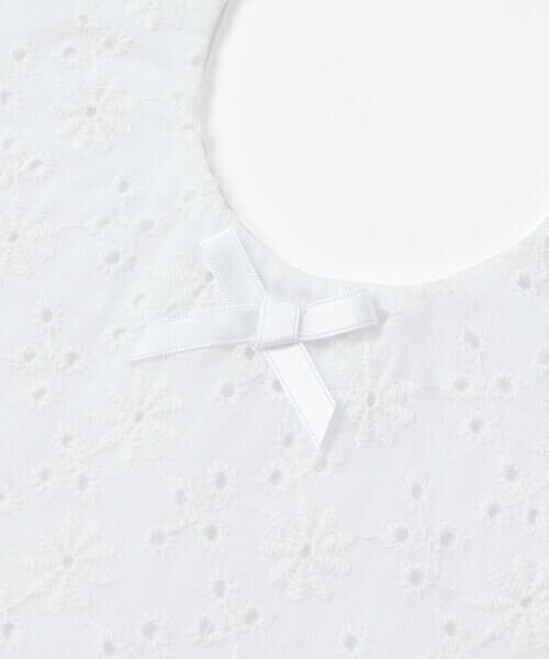 Tartine et Chocolat / タルティーヌ エ ショコラ スタイ・ビブ | スクエア型ワンポイントリボンチュールデザインスタイ | 詳細4