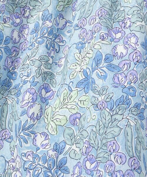 Tartine et Chocolat / タルティーヌ エ ショコラ ミニ丈・ひざ丈ワンピース | 【日本製】【お揃い】リバティ(SweetPeaLeaf)プリントタナローン袖フリルワンピース(90~140cm) | 詳細16