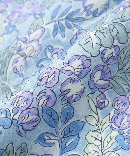 Tartine et Chocolat / タルティーヌ エ ショコラ ミニ丈・ひざ丈ワンピース | 【日本製】【お揃い】リバティ(SweetPeaLeaf)プリントタナローンスムース切り替えワンピース(90~140cm) | 詳細17