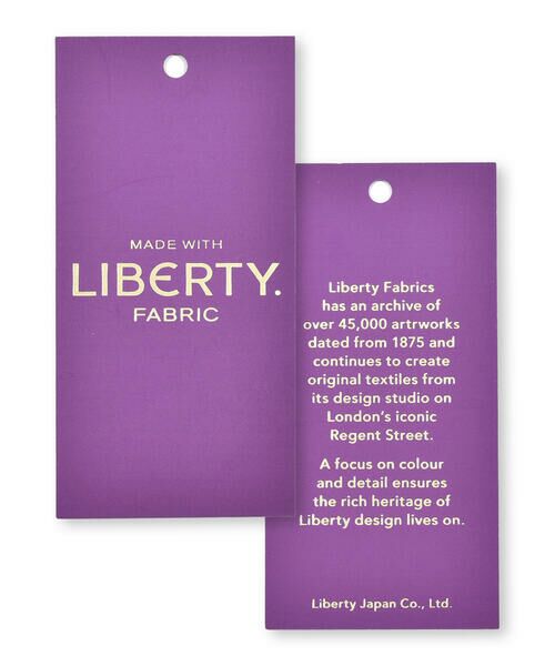 Tartine et Chocolat / タルティーヌ エ ショコラ シャツ・ブラウス | 【お揃い】リバティ(SweetPeaLeaf)プリントタナローンスカラップ襟フリル袖ブラウス(100~140cm) | 詳細10