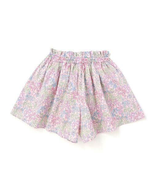 Tartine et Chocolat / タルティーヌ エ ショコラ その他パンツ | 【日本製】【お揃い】リバティ(SweetPeaLeaf)プリントタナローンキュロット(90~140cm) | 詳細4