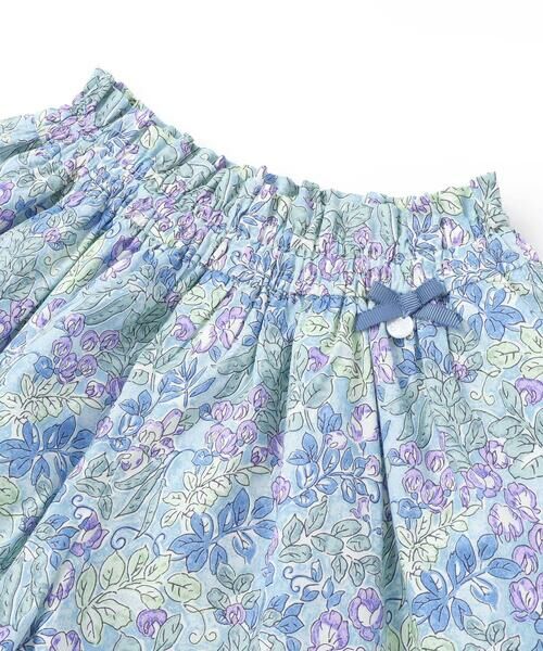Tartine et Chocolat / タルティーヌ エ ショコラ その他パンツ | 【日本製】【お揃い】リバティ(SweetPeaLeaf)プリントタナローンキュロット(90~140cm) | 詳細11