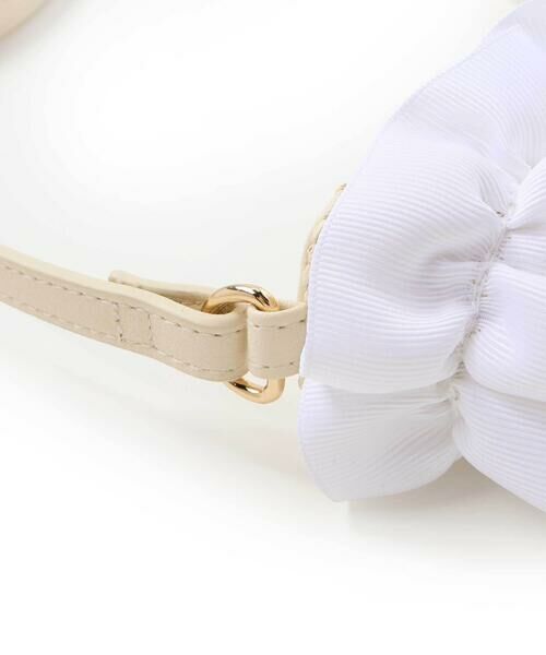 Tartine et Chocolat / タルティーヌ エ ショコラ ショルダーバッグ | 【お揃い】麦わら見えフリルデザイン ペーパーショルダーバッグ | 詳細5