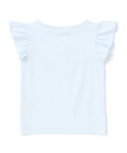 Tartine et Chocolat / タルティーヌ エ ショコラ Tシャツ | ベア天竺 袖フリルプリントTシャツ(90~140cm) | 詳細5