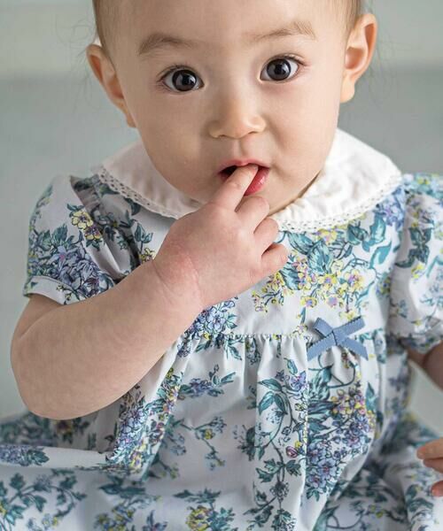 Tartine et Chocolat / タルティーヌ エ ショコラ ベビー・キッズウエア | 【お揃い】リバティ(Celine)ナイロンリップストップワンピース＋ブルマ 2点セット ベビー(70〜90cm) | 詳細9