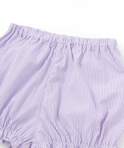 Tartine et Chocolat / タルティーヌ エ ショコラ ベビー・キッズウエア | 【お揃い】コットンブロードストライプパンチングレースフリル袖ワンピース＋ブルマセットベビー(70〜90cm) | 詳細17