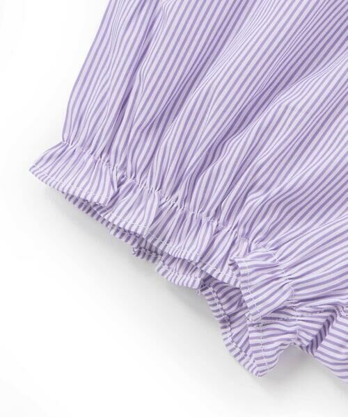 Tartine et Chocolat / タルティーヌ エ ショコラ ベビー・キッズウエア | 【お揃い】コットンブロードストライプパンチングレースフリル袖ワンピース＋ブルマセットベビー(70〜90cm) | 詳細18