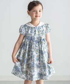 Tartine et Chocolat / タルティーヌ エ ショコラ ミニ丈・ひざ丈ワンピース | 【お揃い】リバティ(Celine)ナイロンリップストップワンピース(90〜140cm)