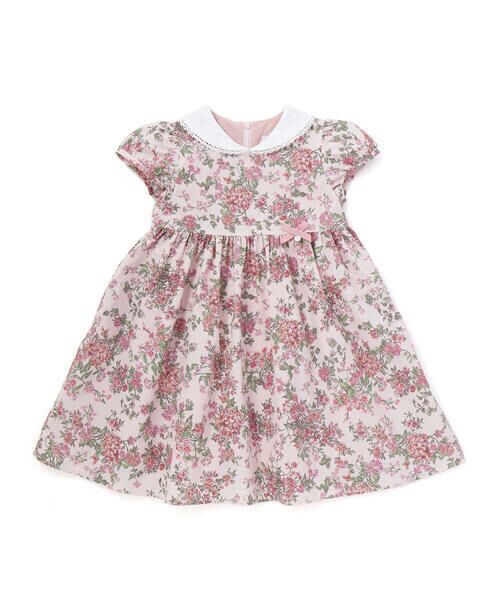 Tartine et Chocolat / タルティーヌ エ ショコラ ミニ丈・ひざ丈ワンピース | 【お揃い】リバティ(Celine)ナイロンリップストップワンピース(90〜140cm) | 詳細1