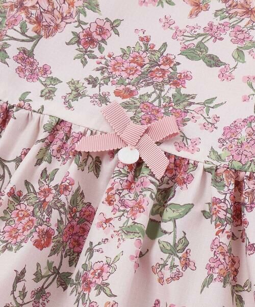 Tartine et Chocolat / タルティーヌ エ ショコラ ミニ丈・ひざ丈ワンピース | 【お揃い】リバティ(Celine)ナイロンリップストップワンピース(90〜140cm) | 詳細3