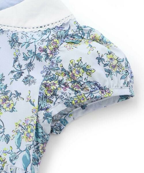 Tartine et Chocolat / タルティーヌ エ ショコラ ミニ丈・ひざ丈ワンピース | 【お揃い】リバティ(Celine)ナイロンリップストップワンピース(90〜140cm) | 詳細10