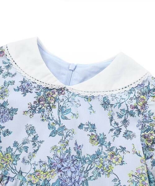 Tartine et Chocolat / タルティーヌ エ ショコラ ミニ丈・ひざ丈ワンピース | 【お揃い】リバティ(Celine)ナイロンリップストップワンピース(90〜140cm) | 詳細9