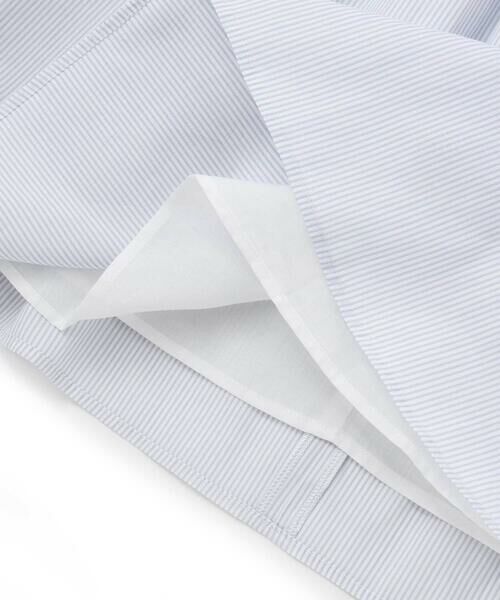 Tartine et Chocolat / タルティーヌ エ ショコラ ミニ丈・ひざ丈ワンピース | 【お揃い】コットンブロードストライプパンチングレースフリル袖ワンピース(90〜140cm) | 詳細9