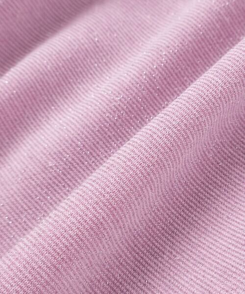 Tartine et Chocolat / タルティーヌ エ ショコラ ミニ丈・ひざ丈ワンピース | きらきらラメ天竺フリル袖ティアードワンピース(100〜140cm) | 詳細11