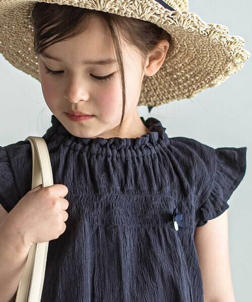 Tartine et Chocolat / タルティーヌ エ ショコラ その他トップス | 【日本製】クレープロッキーバル楊柳プルオーバーチュニック＋キュロットセット(90〜140cm) | 詳細3