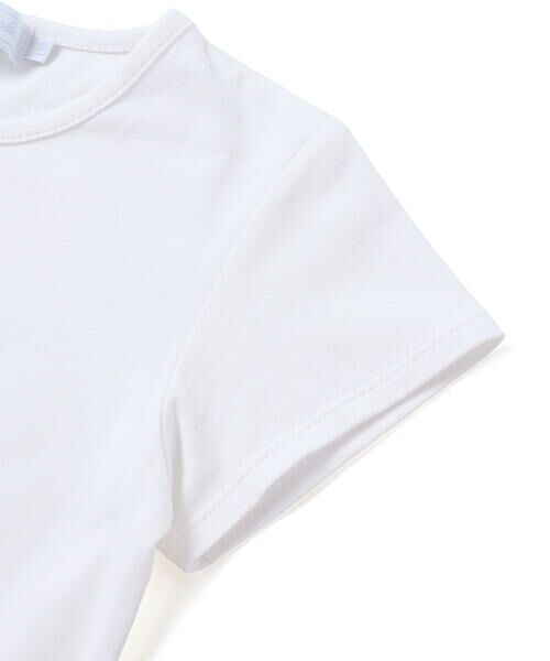 Tartine et Chocolat / タルティーヌ エ ショコラ その他トップス | 無地Tシャツ＋サッカー肩リボンブラウス 2点セット(100〜140cm) | 詳細9