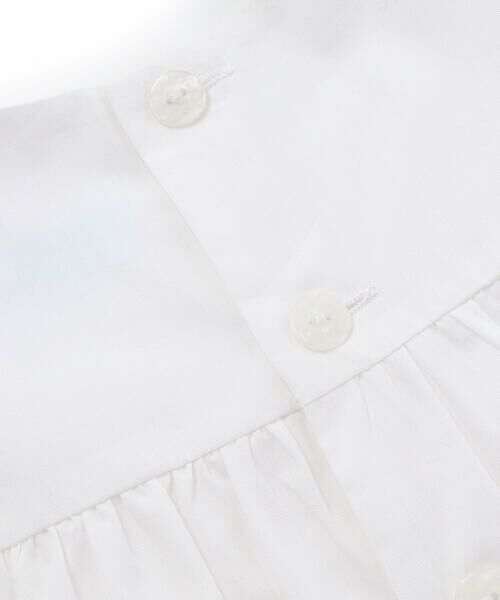 Tartine et Chocolat / タルティーヌ エ ショコラ シャツ・ブラウス | 【お揃い】パンチングレーススカラップ切り替えフリル袖ブラウス(100〜140cm) | 詳細10