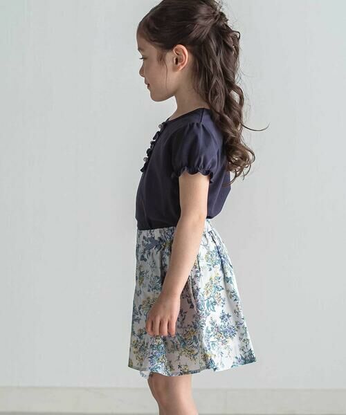 Tartine et Chocolat / タルティーヌ エ ショコラ ショート・ハーフ・半端丈パンツ | 【お揃い】リバティ(Celine)ナイロンリップストップﾟインナーショーツ付きスカート(90〜140cm) | 詳細10