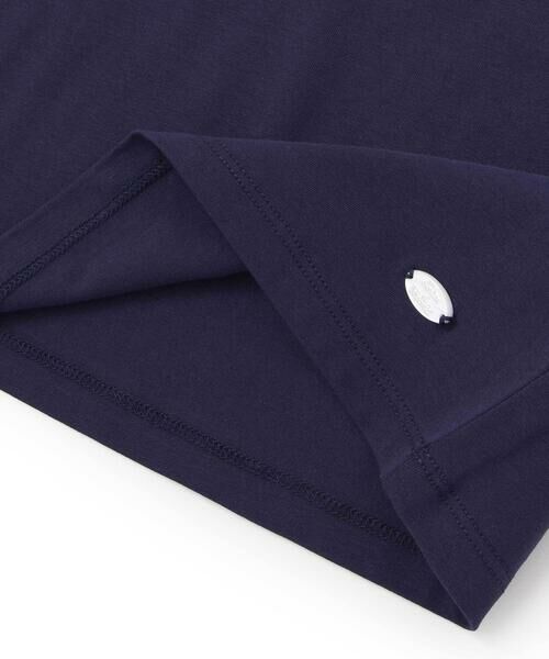 Tartine et Chocolat / タルティーヌ エ ショコラ Tシャツ | 飾りパールボタン付きフリル前立てパフスリーブTシャツ | 詳細9