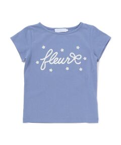 Tartine et Chocolat / タルティーヌ エ ショコラ Tシャツ | ベア天竺 ロープ刺しゅうロゴTシャツ(90〜140cm)