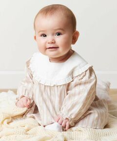 Tartine et Chocolat / タルティーヌ エ ショコラ ベビー・キッズウエア | 【お揃い】ガルダストライプヨークフリルワンピース＋ブルマ 2点セット ベビー(70~90cm)