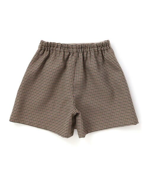 Tartine et Chocolat / タルティーヌ エ ショコラ ショート・ハーフ・半端丈パンツ | 千鳥チェック ラップスカート風ショートパンツ(90~140cm) | 詳細5