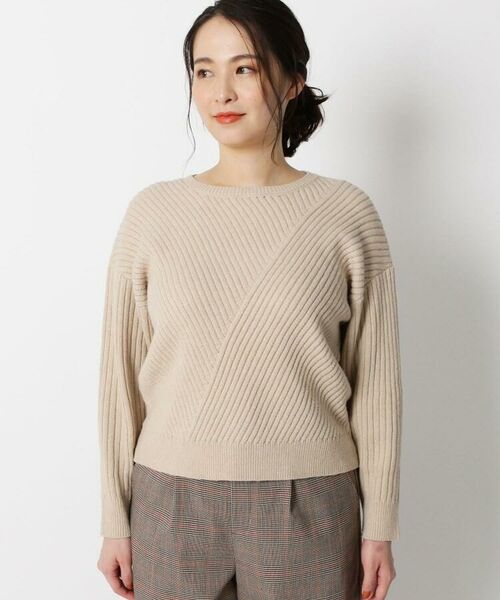 セール マシンウォッシャブル もちもち ナナメ切り替えニット ニット セーター The Shop Tk ザ ショップ ティーケー ファッション通販 タカシマヤファッションスクエア