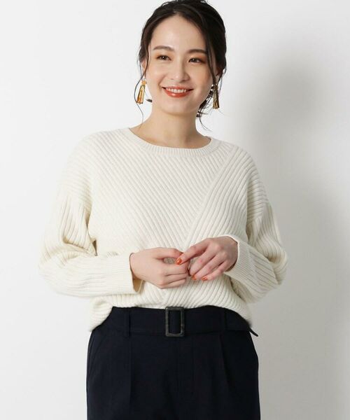 セール マシンウォッシャブル もちもち ナナメ切り替えニット ニット セーター The Shop Tk ザ ショップ ティーケー ファッション通販 タカシマヤファッションスクエア
