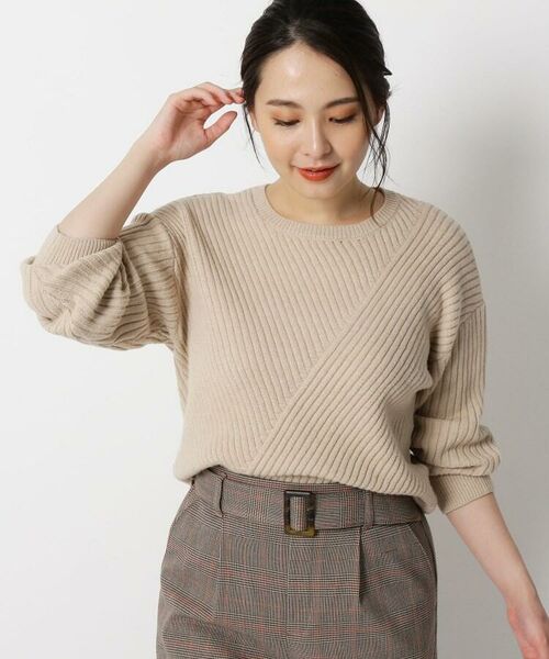セール マシンウォッシャブル もちもち ナナメ切り替えニット ニット セーター The Shop Tk ザ ショップ ティーケー ファッション通販 タカシマヤファッションスクエア