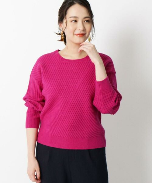 セール マシンウォッシャブル もちもち ナナメ切り替えニット ニット セーター The Shop Tk ザ ショップ ティーケー ファッション通販 タカシマヤファッションスクエア