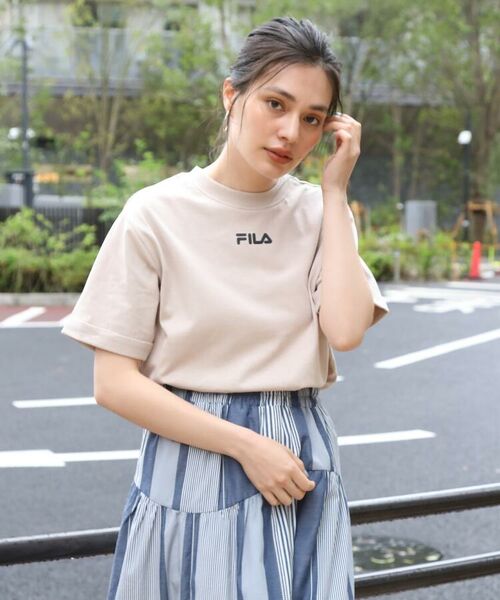 セール Fila フィラ クルーネックロゴプリント半袖tシャツ その他トップス The Shop Tk ザ ショップ ティーケー ファッション通販 タカシマヤファッションスクエア