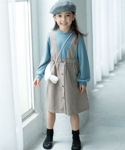 セール モックネックトップス ジャンスカデザイン ドッキングワンピース ミニ丈 ひざ丈ワンピース The Shop Tk ザ ショップ ティーケー ファッション通販 タカシマヤファッションスクエア