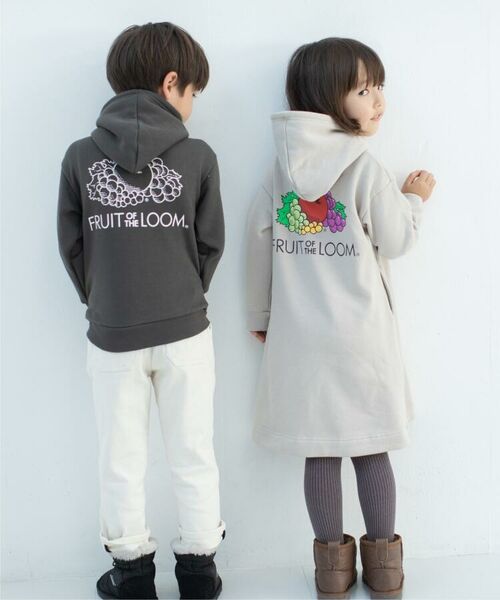 セール Fruits Of The Loom フルーツオブザルーム 裏起毛プルパーカーワンピース ミニ丈 ひざ丈ワンピース The Shop Tk ザ ショップ ティーケー ファッション通販 タカシマヤファッションスクエア