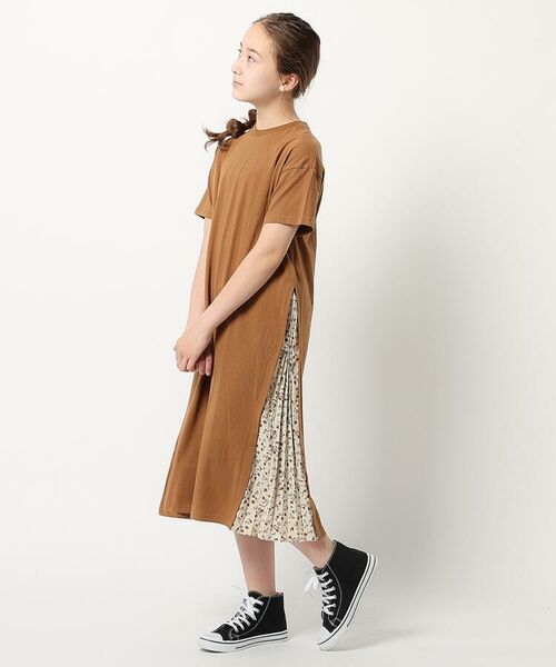 セール 160cmまで プリーツ切替tシャツワンピース ロング マキシ丈ワンピース The Shop Tk ザ ショップ ティーケー ファッション通販 タカシマヤファッションスクエア