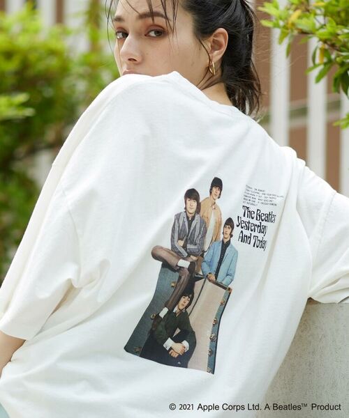 セール Web限定 The Beatles ビートルズ バックプリントフォトプリントtシャツ Tシャツ The Shop Tk ザ ショップ ティーケー ファッション通販 タカシマヤファッションスクエア