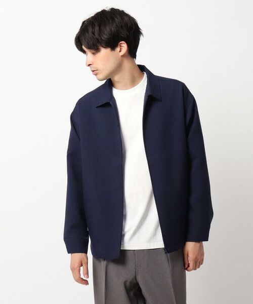 セール 麻調アムンゼンスイングトップ レザーブルゾン ジャケット The Shop Tk ザ ショップ ティーケー ファッション通販 タカシマヤファッションスクエア